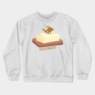 Snowboard Butter Carving | Colorado Crewneck Sweatshirt